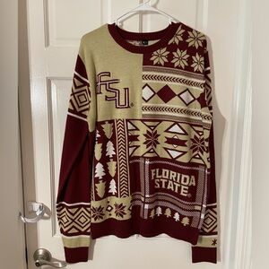 Florida State University Maroon and Cream Sweater
